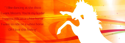 Ride a White Horse Wallpaper
